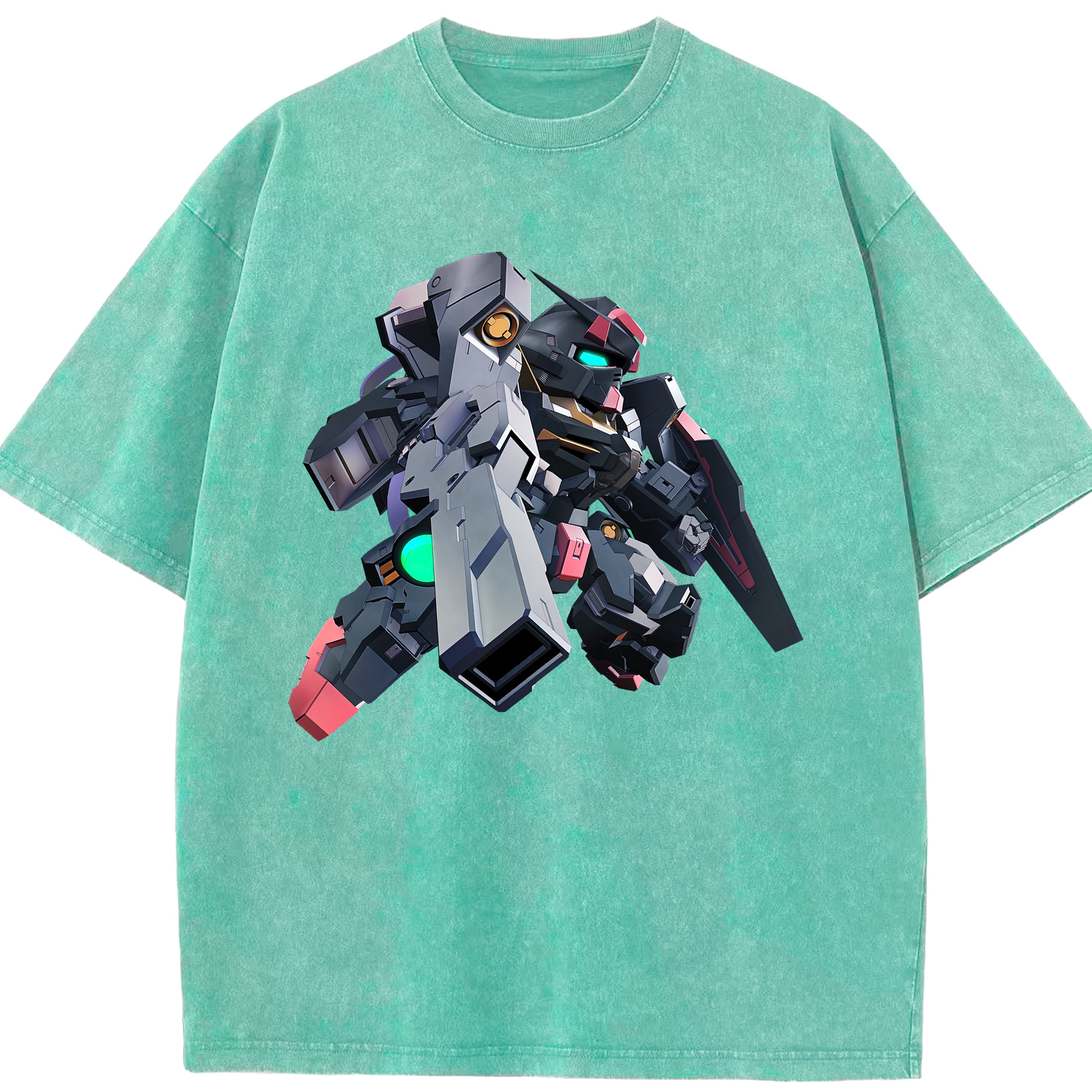 （画像用） 機動戦士ガンダム Mobile Suit Gundam 綿100% ヴィンテージ風 半袖Tシャツ（フロントプリント）